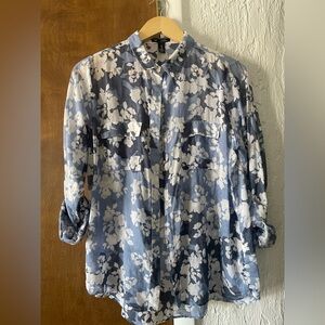 Gap Semi-Sheer Blouse